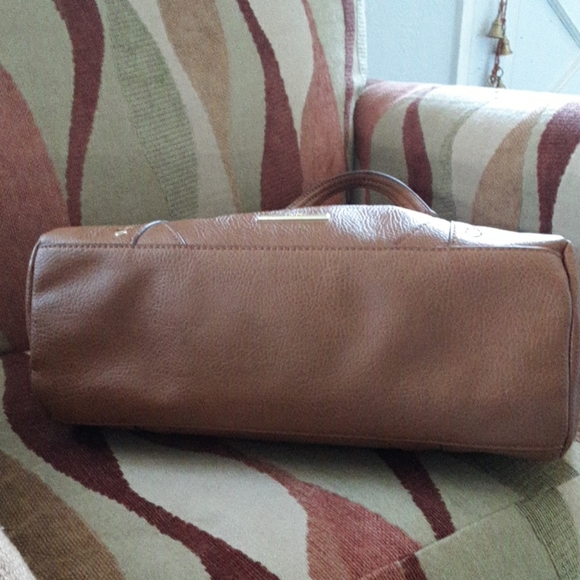 Nine west caramel colored purse - Picture 7 of 9